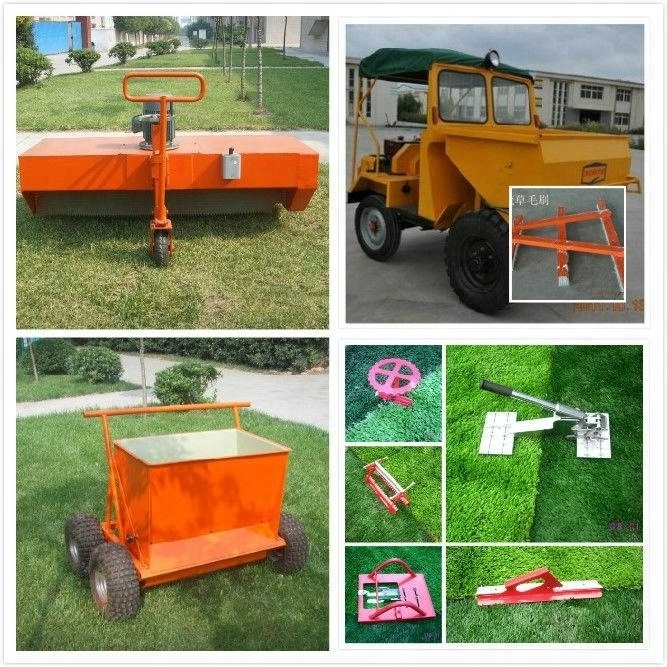 Electrical Brush Tools Artificial Grass Machinery Football Field Infilling and Combing