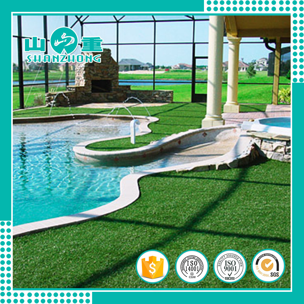 synthetic curled artificial grass for leisure decoration grass carpet artificial grass flooring mat