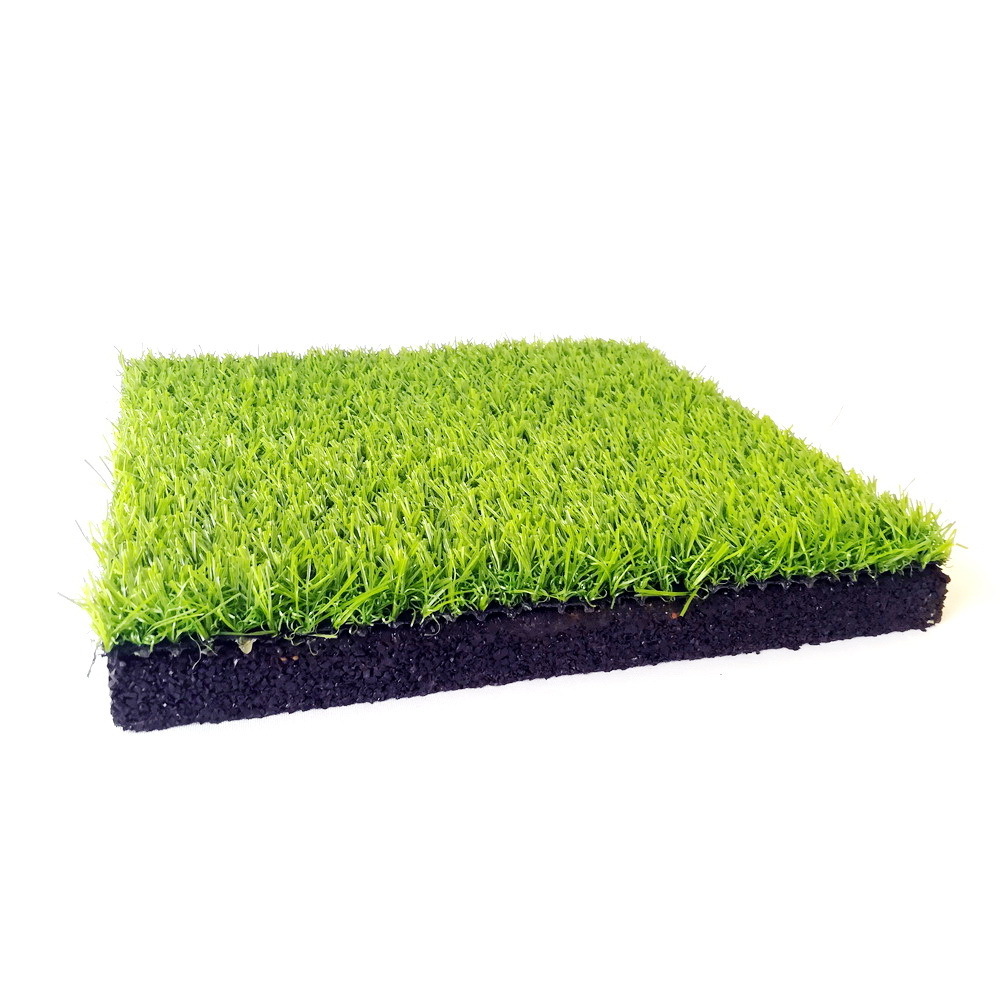 REACH and EN1177 Certificated Interlock pins insert Artificial Grass Tile Rubber Tiles Mat