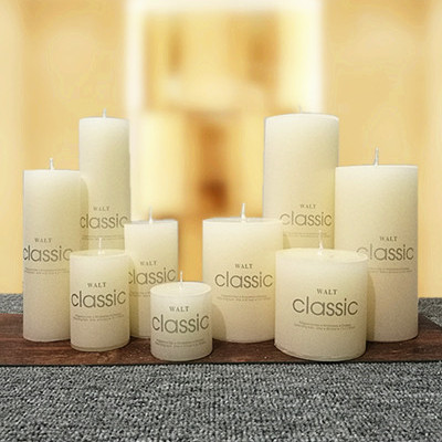 European White Large Silicone Cylinder Candle Wholesale Smokeless Tasteless Lighting Household Emergency Birthday Wedding Column