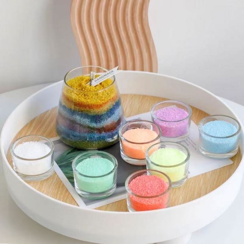 Wholesale New Innovations Good Price Self Melting Wax Sand Candle