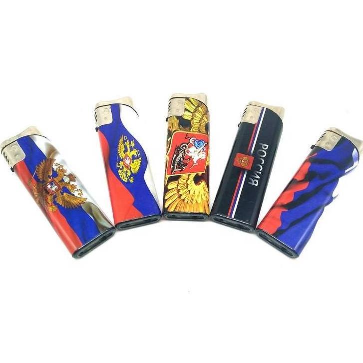 Dongyi Novelty Electronic Slide Pushbutton Type Plastic Electronic Refillable Lighter