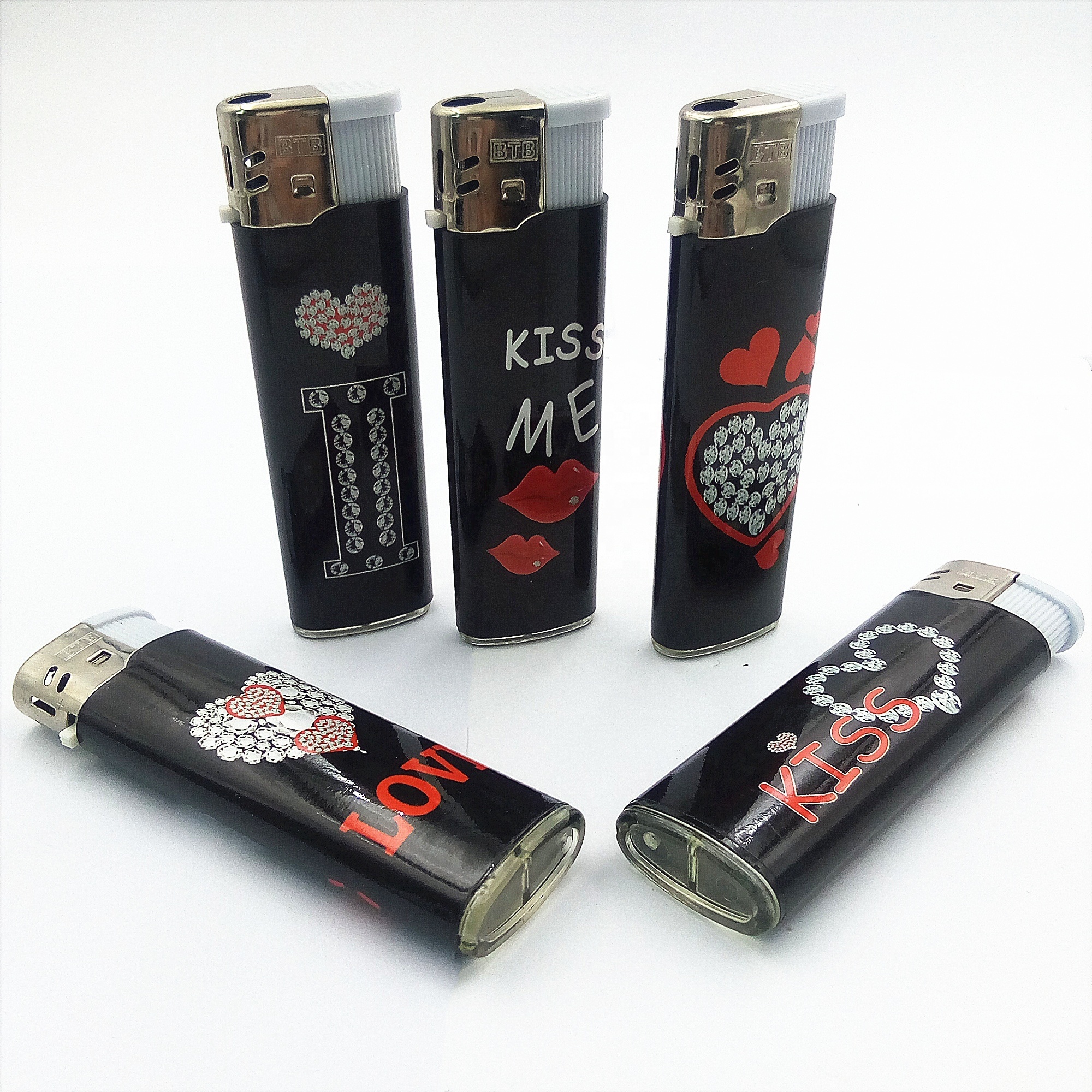 Cheapest refill butane gas plastic electric lighter for cigarette