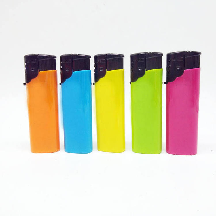 Factory Custom Personalized Windproof Electronic Lighter Printing Logo Plastic Gas Lighters