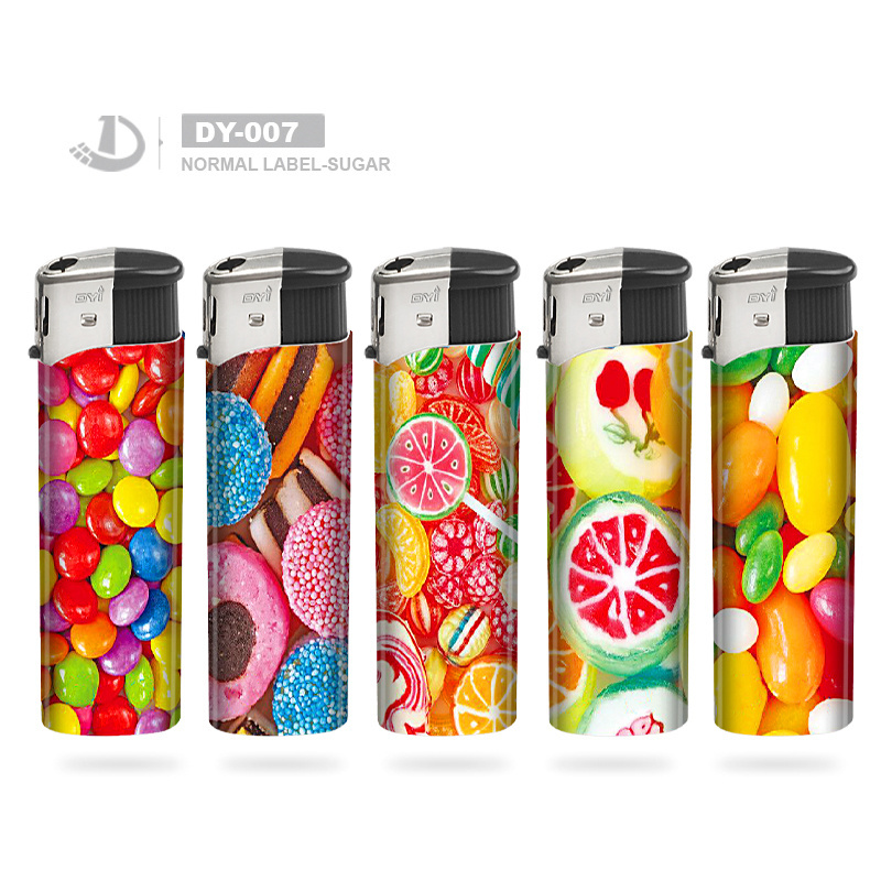 Colored Plastic LED Cakmak Smoking Accessories Rechargeable electronic gas cigarette Lighter encendedores