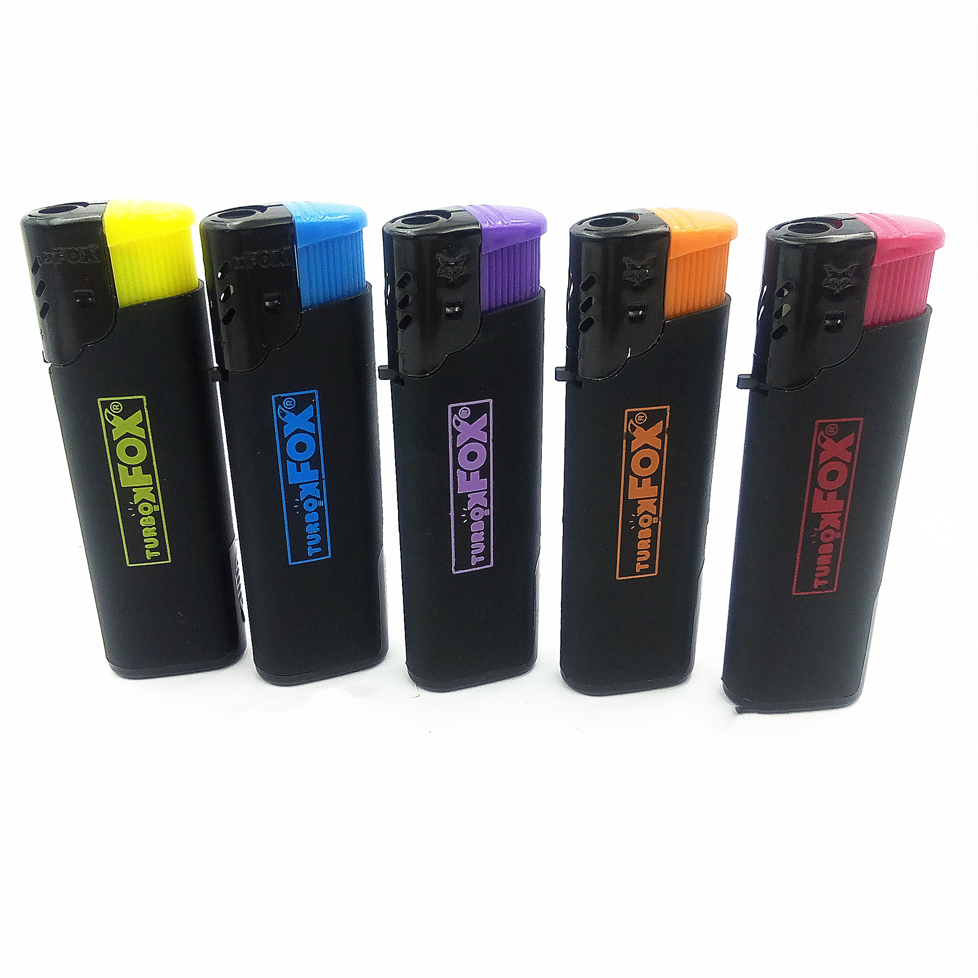 Dongyi  2019 Hot Sale Electronic Plastic Windproof  CR  EUR Standard  lighter with LED   Length 79.5mm - DY-F002