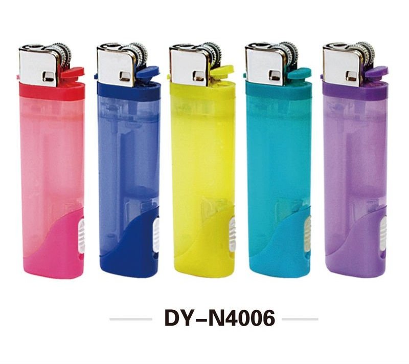 small and short disposable mini electronic gas lighter plastic