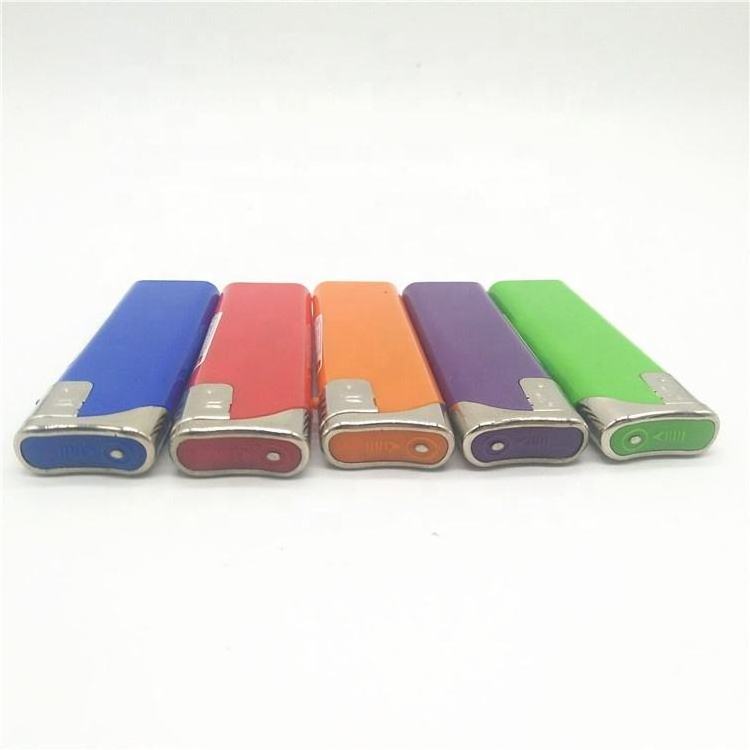 Dongyi Novelty Electronic Slide Pushbutton Type Plastic Electronic Refillable Lighter