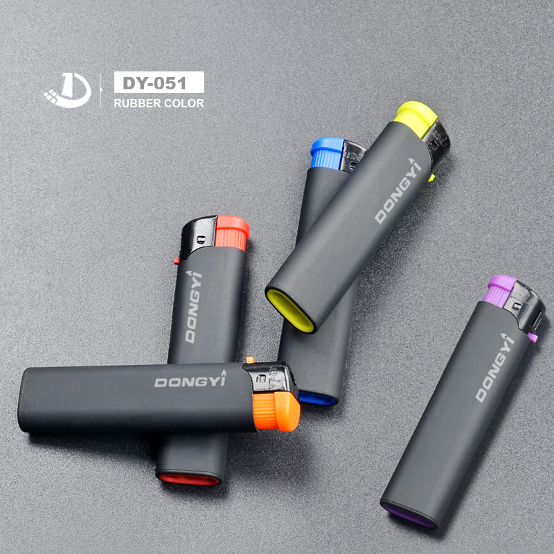 Colored Plastic LED Cakmak Smoking Accessories Rechargeable electronic gas cigarette Lighter encendedores