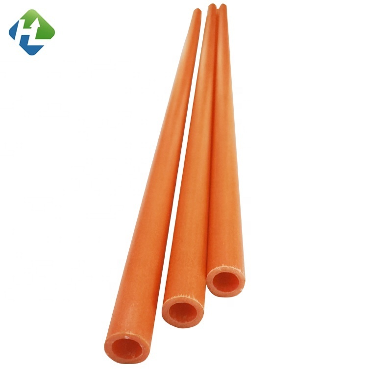 Haoli Hot Sell Pultrusion hollow Rod Fiberglass Stake reinforced Rod Profiles for box bracket tent pole