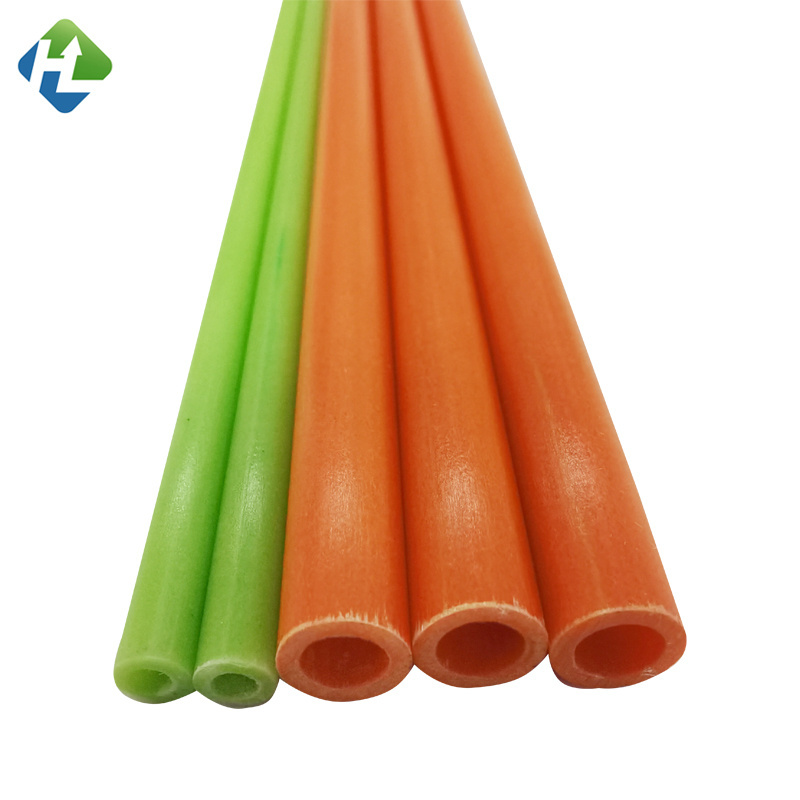 Haoli Hot Sell Pultrusion hollow Rod Fiberglass Stake reinforced Rod Profiles for box bracket tent pole