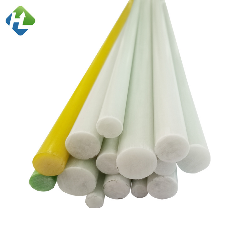 Haoli Building Material Solid Reinforcing FRP/GRP Hollow Epoxy Pole UV Insulation Chemical Fiberglass Blanks Rod