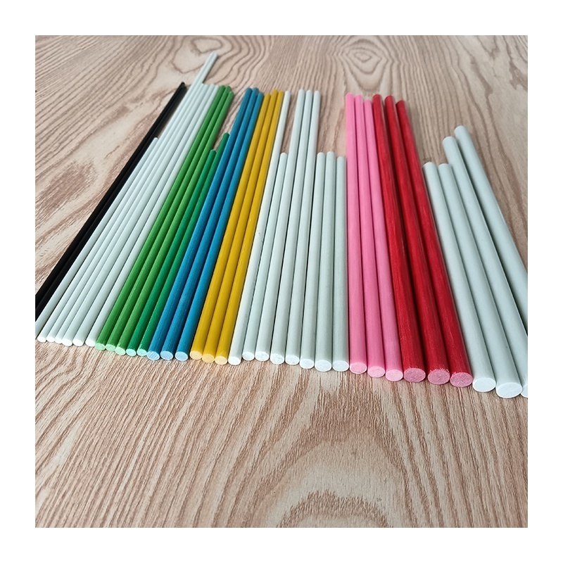 Haoli hot-sale round solid fiberglass stake for green house/ luggage/ fishing pole/ box frame