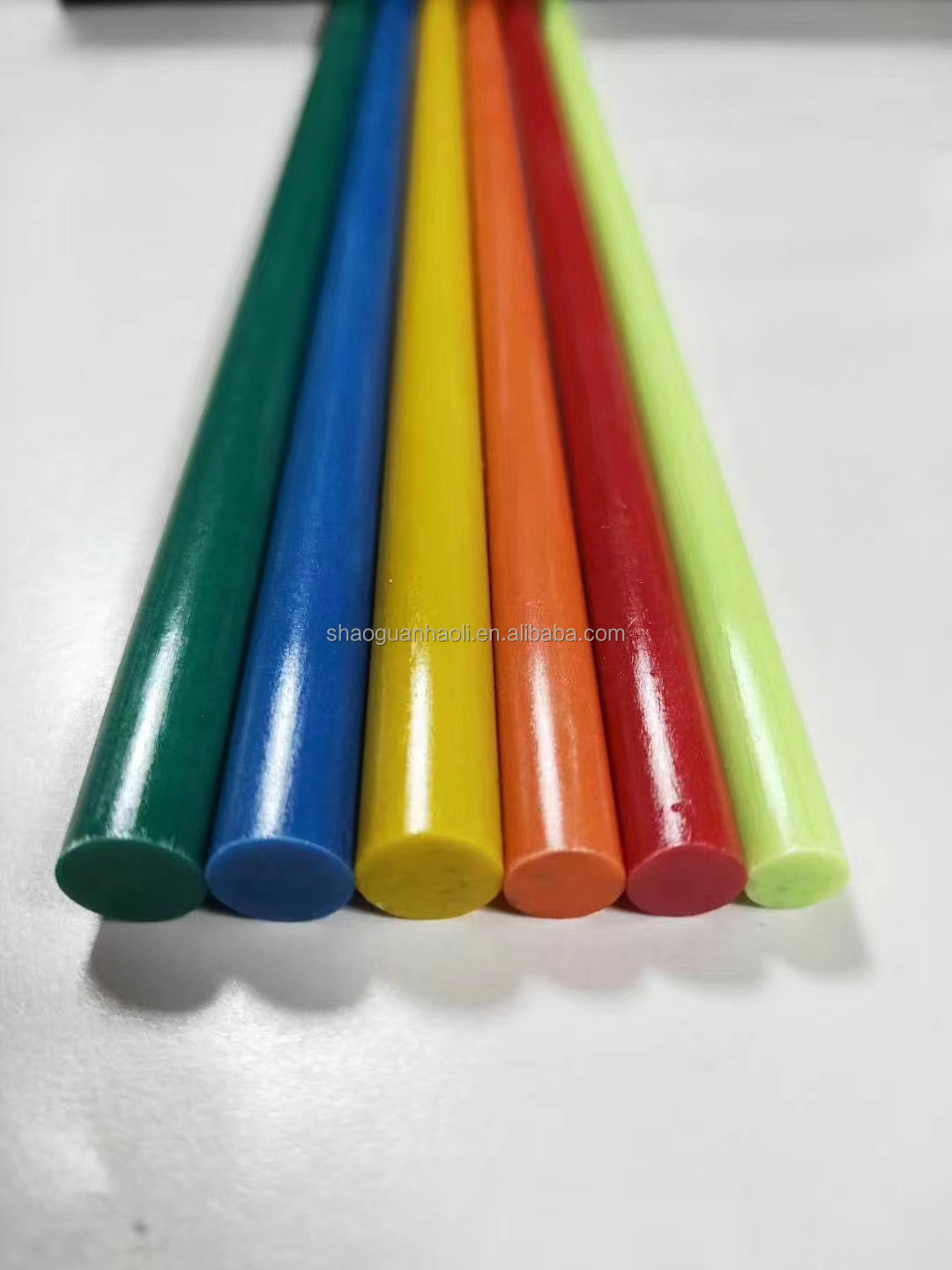 Haoli brilliant, marvelous high strength strong stable fiberglass rod for billiard stick/ grape trellis/ box frame