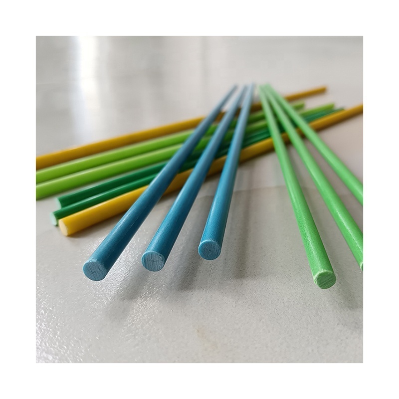 Haoli colourful waterproof solid fiberglass stake for green house/ luggage/ fishing pole/ box frame