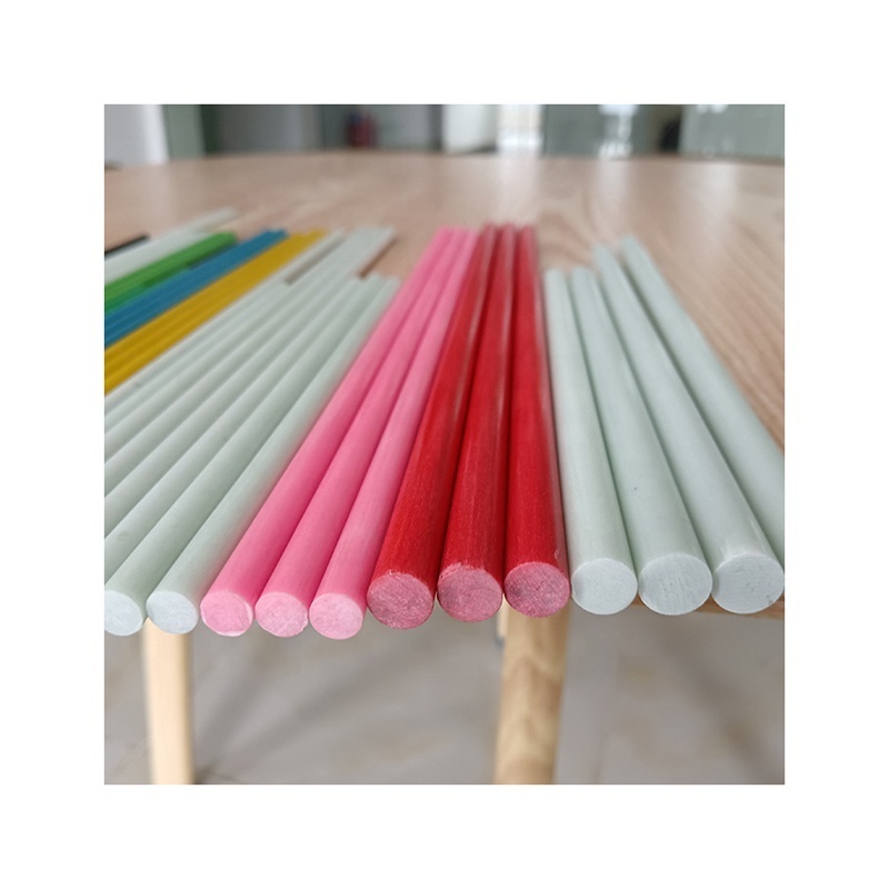 Haoli hot-sale round solid fiberglass stake for green house/ luggage/ fishing pole/ box frame