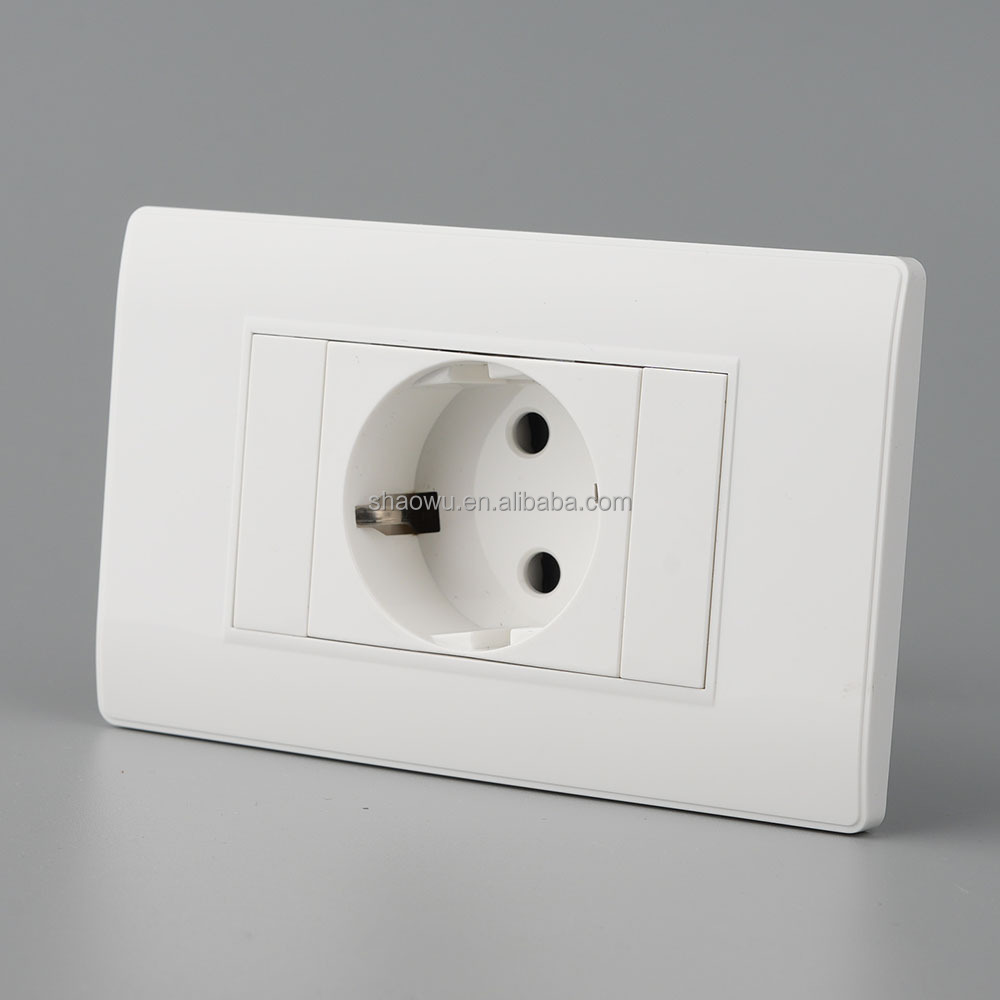 118 16A Plugs Light Switches Europe Wall Socket European Schuko Socket And Switches