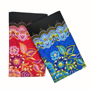 100% polyester print fabric Wholesale sarong Indonesia New desgin southeast Asia sarong lungi