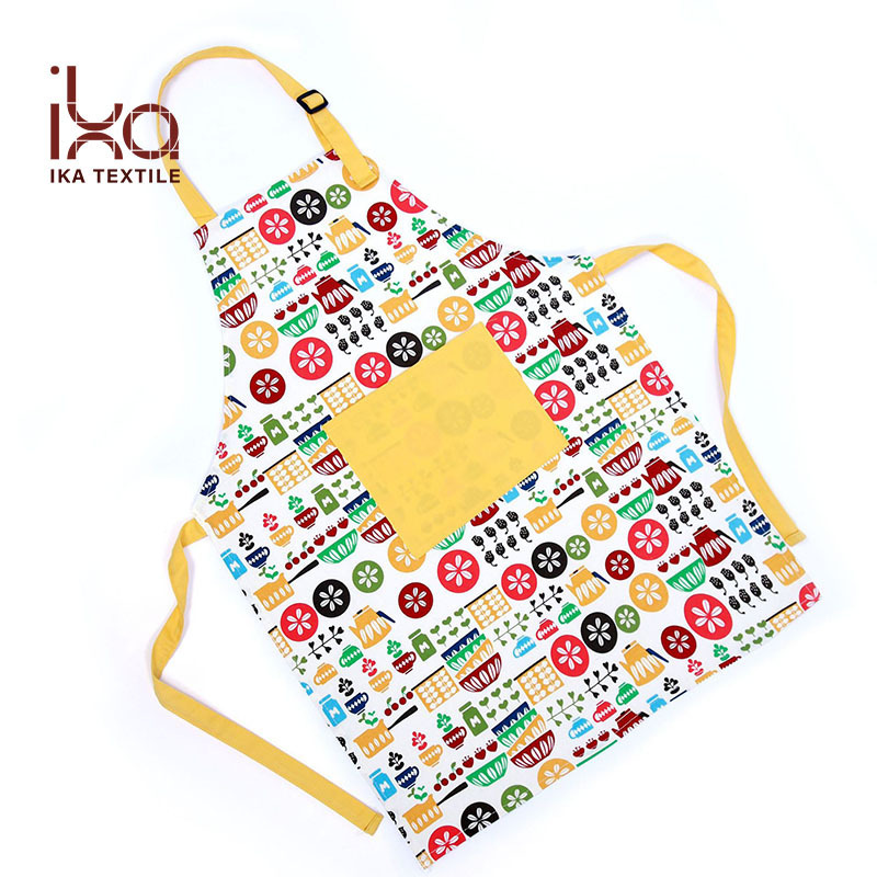 Printed Kids Cotton Chef Hat Apron High Quality for Children