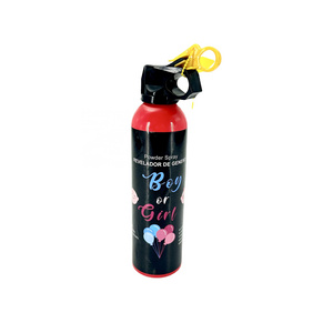 Custom Gender Reveal Fire Extinguisher Smoke Cannon Corn Powder Smoke Spray Gun Salute Fireworks 100g