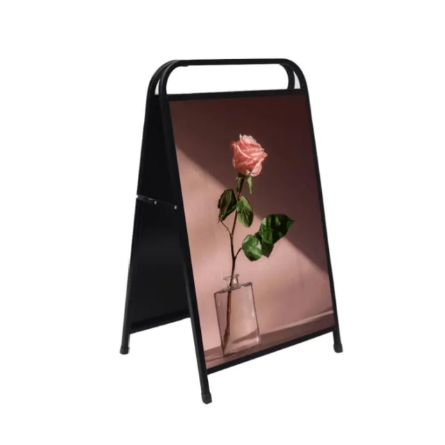 A Stand Metal Sign Pavement Wind Proof Advertisement Board Stand