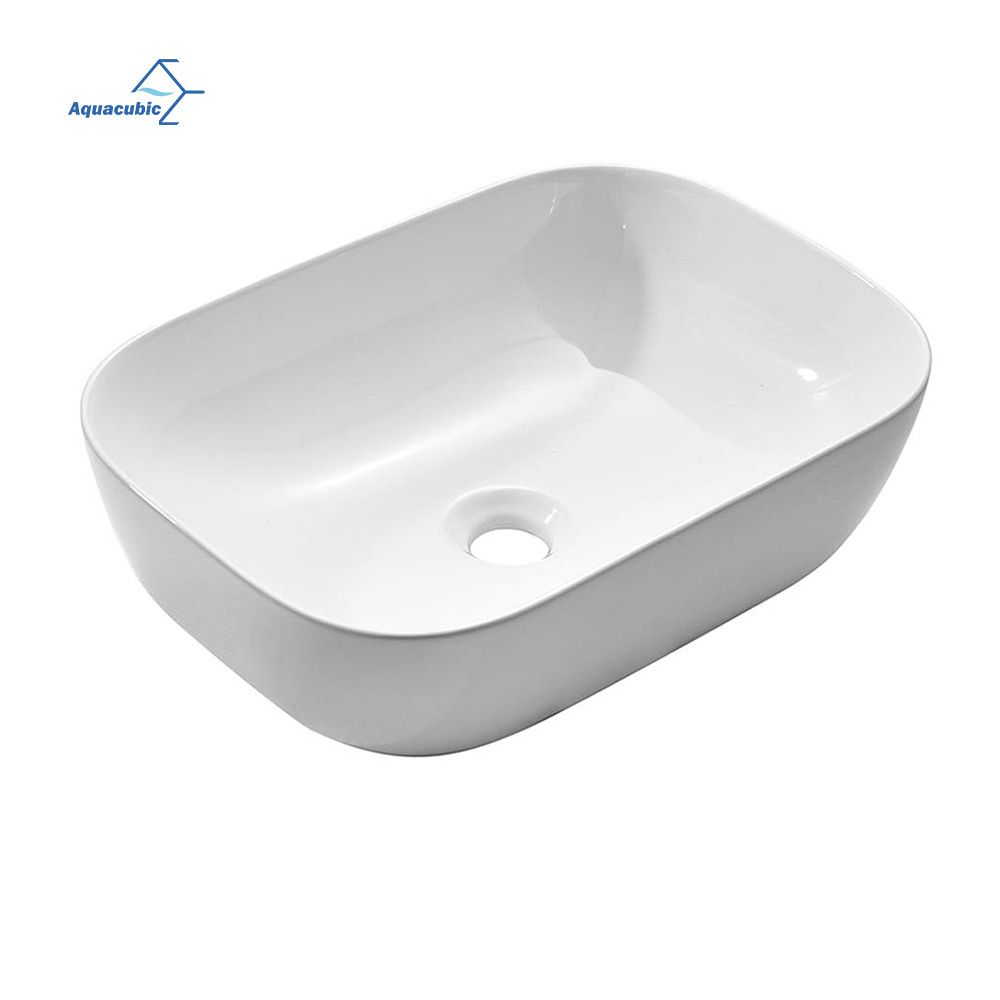 Modern cUPC CE Porcelain Oval Ceramic Bathroom Vessel Sink Above Counter Art Basin