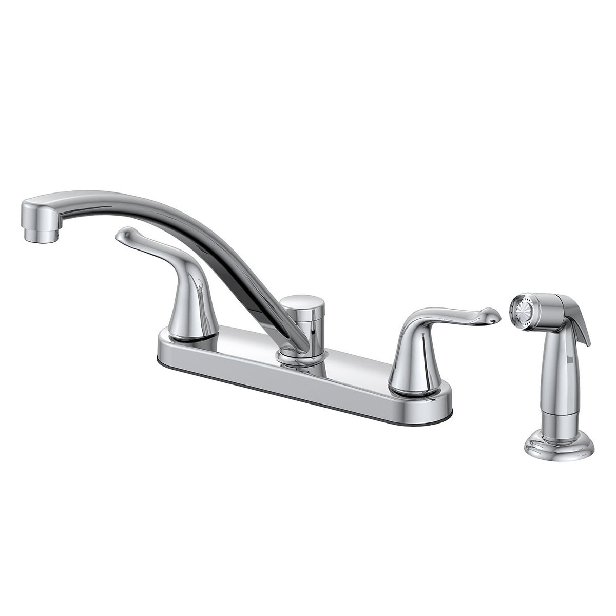 Aquacubic Centerset Kitchen Faucet with Soap Dispenser