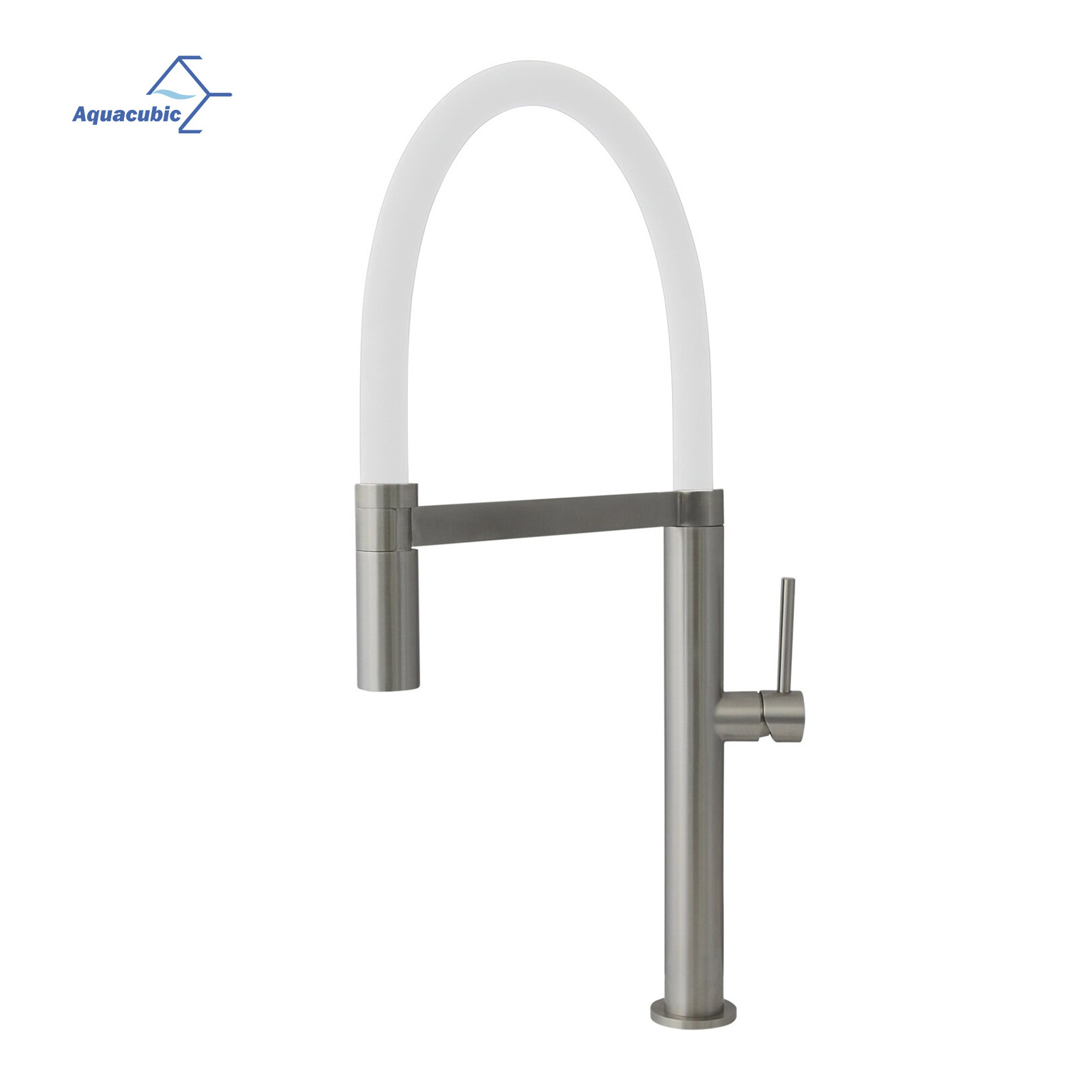 Pull Out Flexible Silicone CUPC CE Single Brass Kitchen Faucet Mixer Tap hot cold water sink kitchen faucets