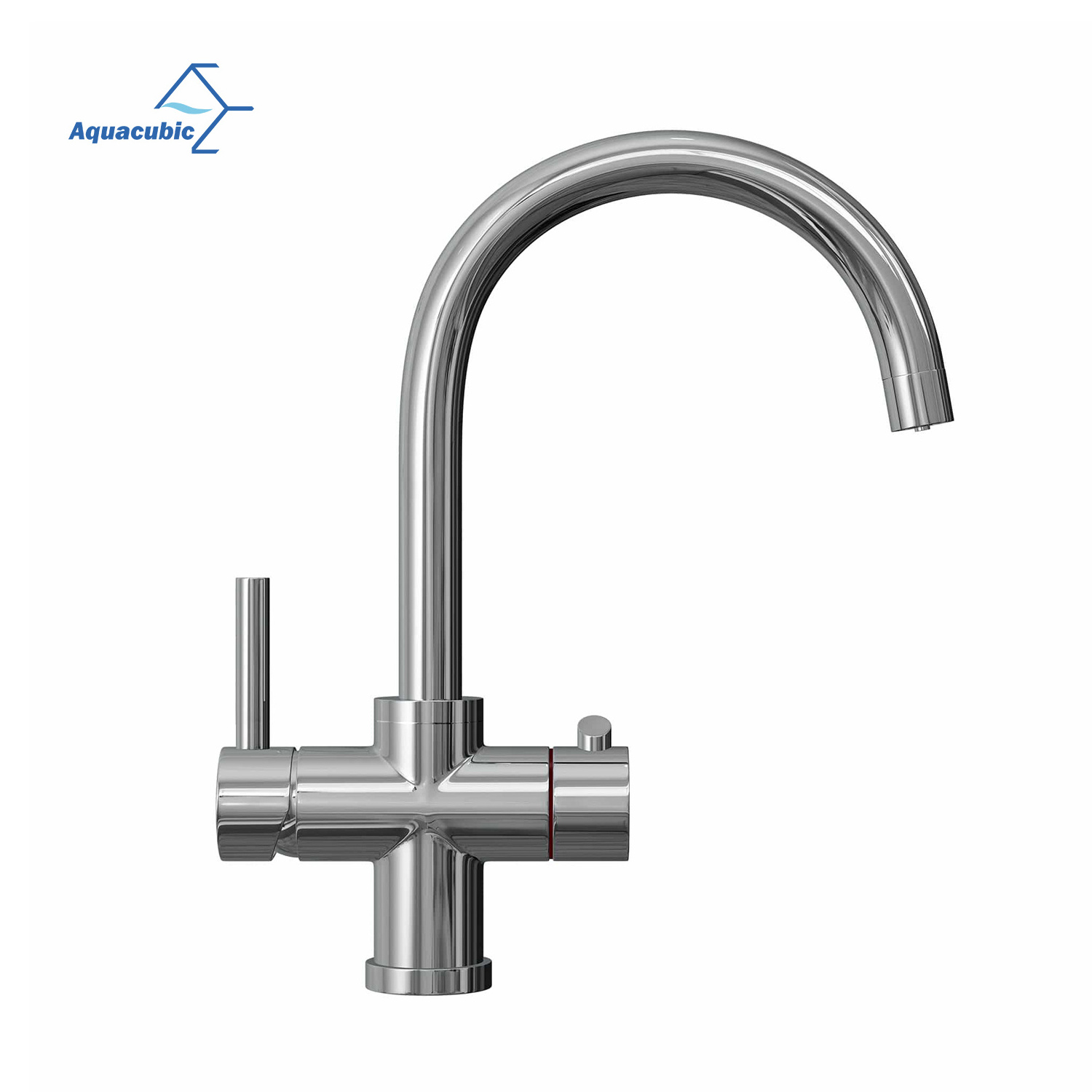 Two Handle 3 in1 Boiling Brass Kitchen Taps Instant Boiling Water Tap Hot Cold Mixer Water Filtration Tap and Faucets