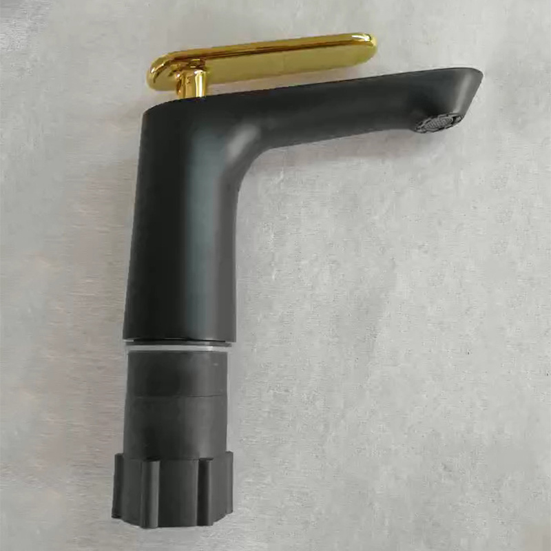 Aquacubic Single Hole Structure brass Bathroom Basin Faucet with ceramic cartridge