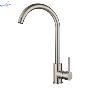 High End Modern Style Producer Brushed Nickel Hot and Cold Single Handle Kitchen Faucet