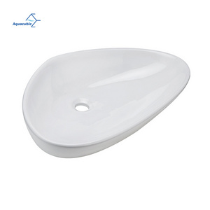 Best Design Triangle Wash Basin Sink Countertop Bathroom Vanities Ceramic Vessel Sink