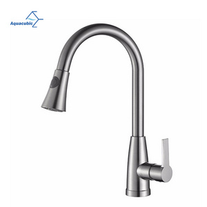 High Arc Single Handle Kitchen Sink Faucet , Commercial RV Stainless Steel Kitchen Faucets, Grifos De Cocina