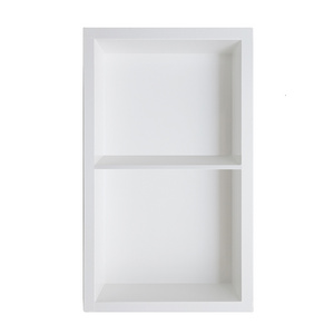 Aquacubic Shower Niche 26" x 15" Double Shelf Glasstone SMC Recessed Bathroom Shower Niche