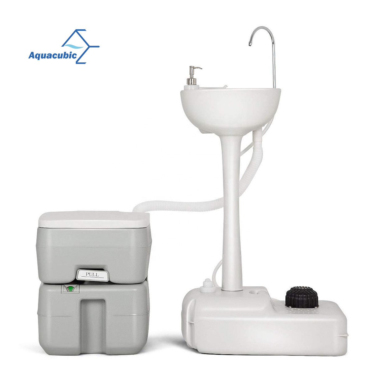 HDPE plastic strong portable outdoor foot pumps operated self contained hand wash station