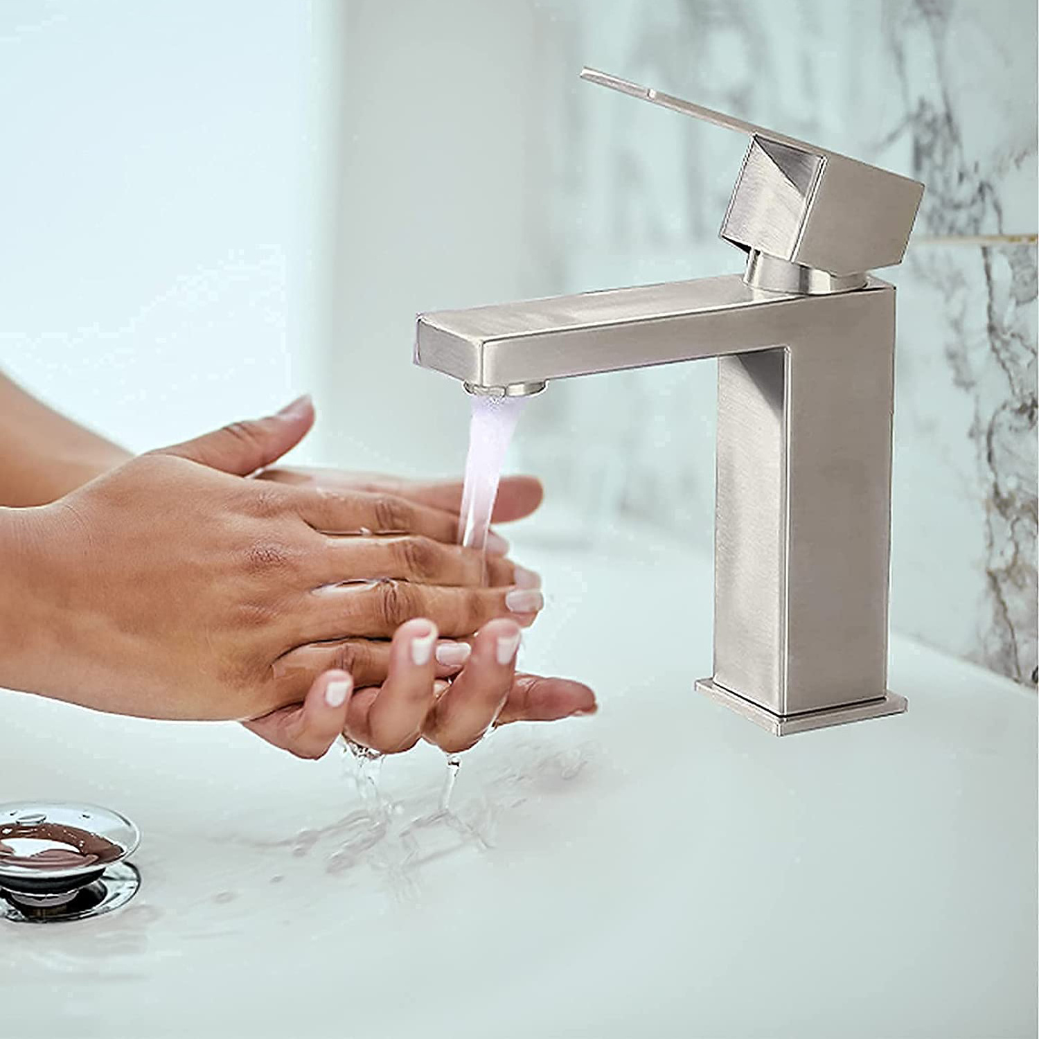 High Quality Less Price Stainless Steel Single Hole Basin tap Bathroom Faucet