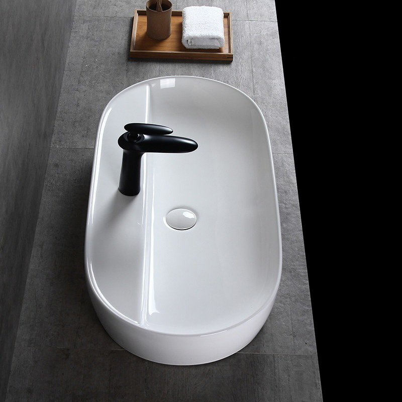 Modern High Quality China White Washbasin Above Counter Top Sink, Lavabo Bathroom Sink Cheap Ceramic Art Wash Hand Basin