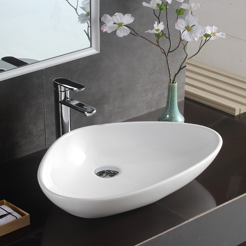 Best Design Triangle Wash Basin Sink Countertop Bathroom Vanities Ceramic Vessel Sink