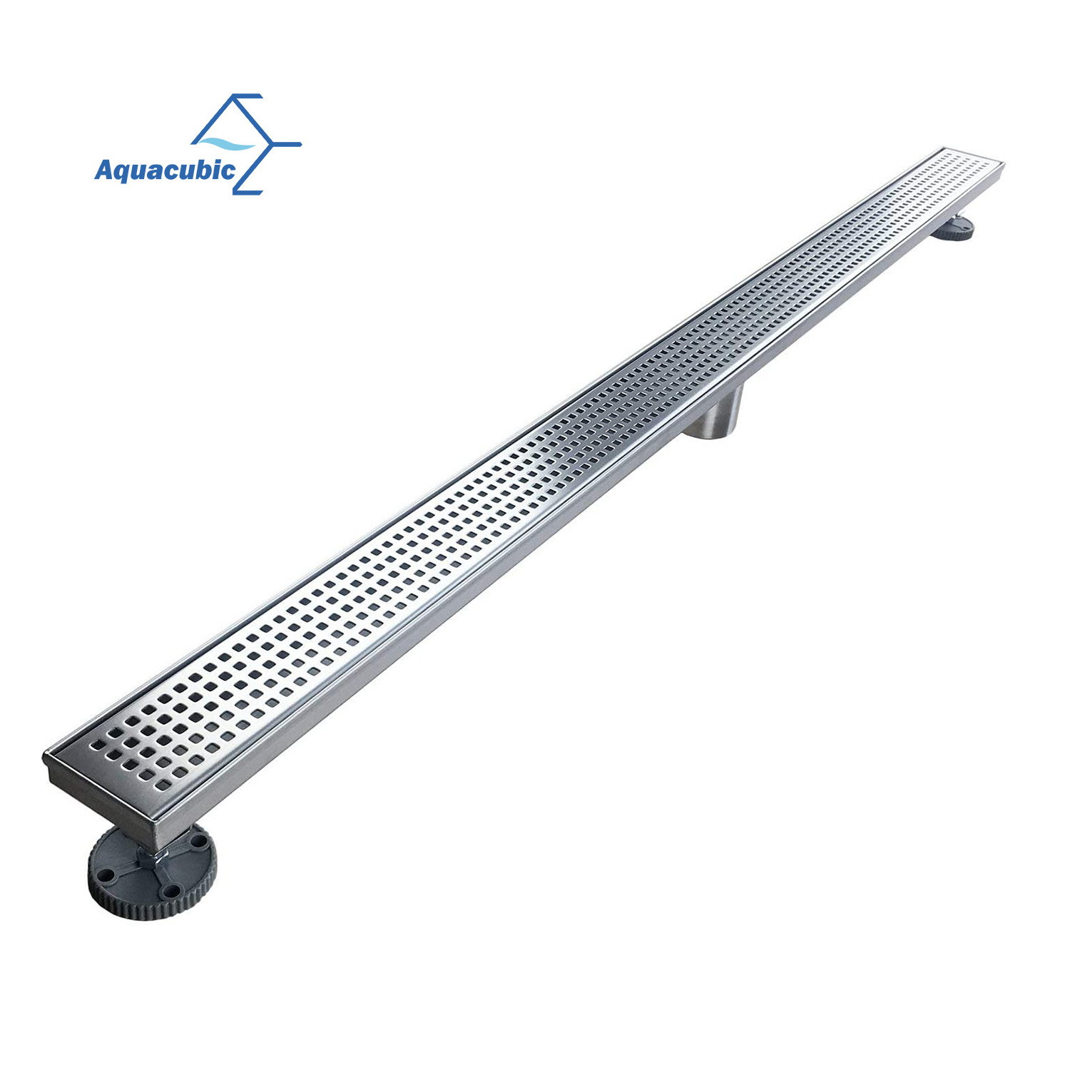 Bathroom SUS304 shower linear floor drain cover anti odor stainless steel bathroom long floor drain