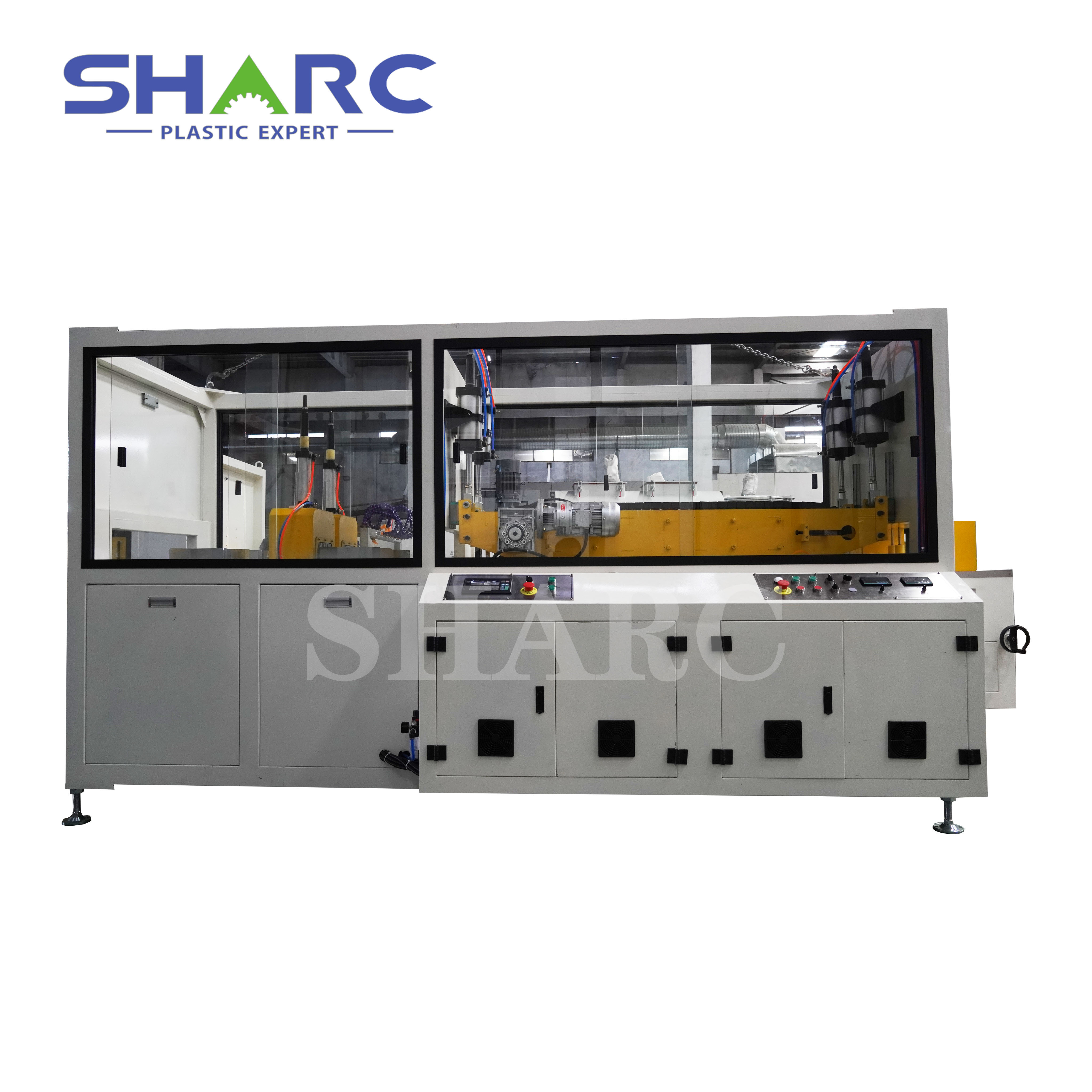 Customizable PVC Profile Extrusion Line UPVC Profile Making Machine Double Screw Automatic Production Line