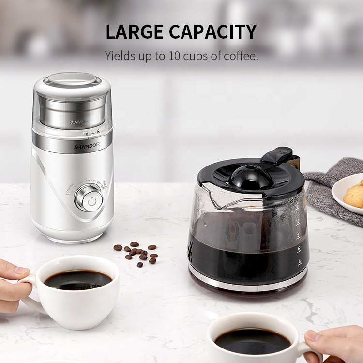 Average Noise 63 Db Automatic Coffee Grinder Electric Removable S/s Cup 70g Electric Spice Grinder Bean Coffee Grinder