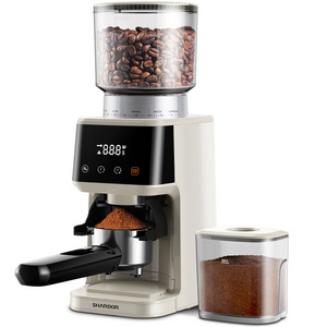 New 51 Grinding Settings CE CB Espresso Drip French Press Finest Electric Conical Burr Coffee Bean Grinder Stainless Steel