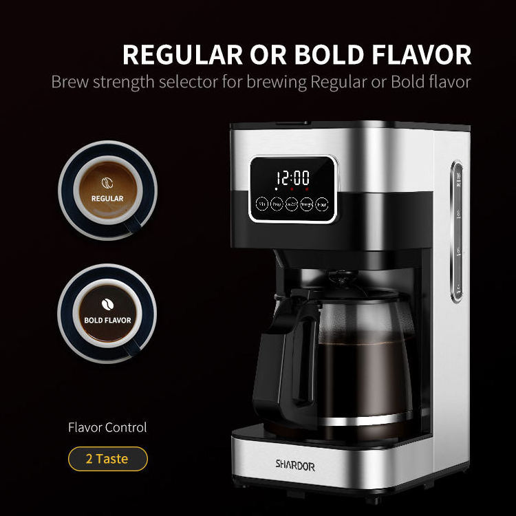 1.5L Auto Shutoff Coffee Espresso Programmable Household Drip Coffee Maker Coffee Equipment