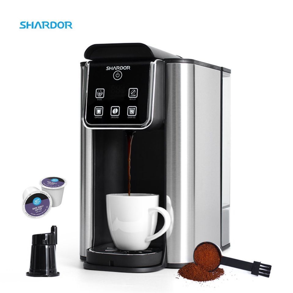 SHARDOR Hot and Iced Electric Coffee Machine Instant Cafe Maker 10 Cups 50 oz Programmable Professional Coffee Maker