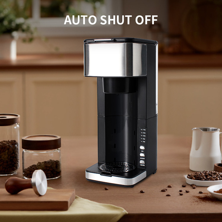 SHARDOR Auto Shut Off Iced Coffee Machine Single-Serve Brewers Other Home Travel Office Classic Black Professional Coffee Maker