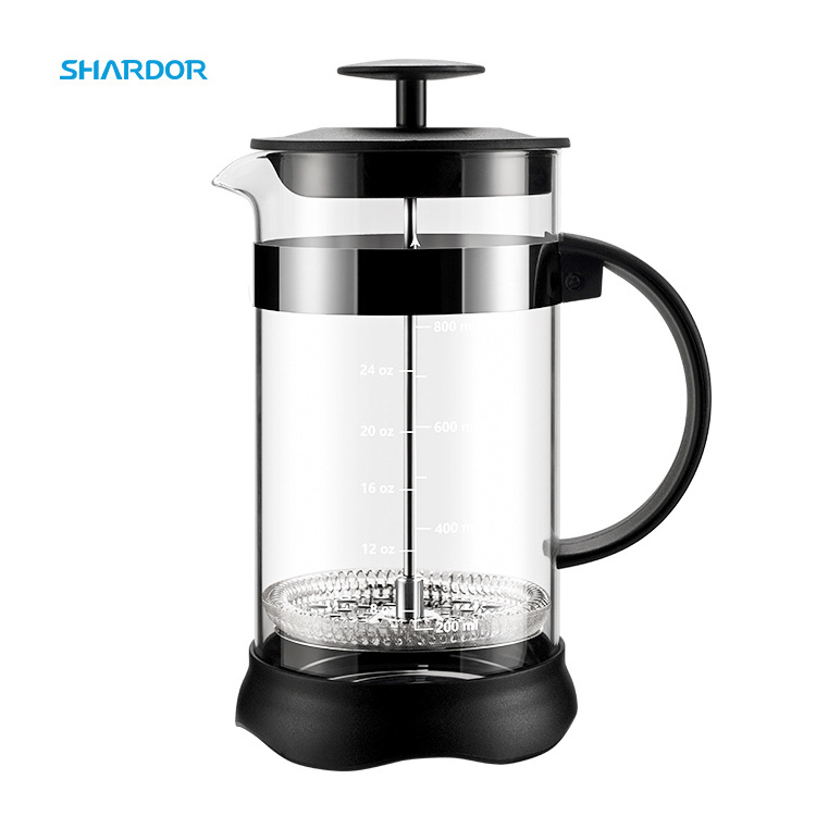 1000ml French Coffee Press High Boron Glass, Stainless Steel 304 Filter 1000ml French Press