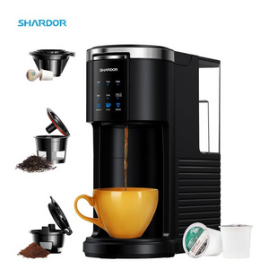 K-Cup Auto Smart Coffee Makers Machine Keep Warm Cleaning Reminder Transparent Water Anti-drip Other Electric Coffee Maker