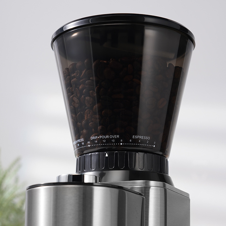 12 cups Stainless Steel Burr Portable Electric Conical Coffee Bean Grinder 150W Bean 48 Grind Settings Espresso Grinder