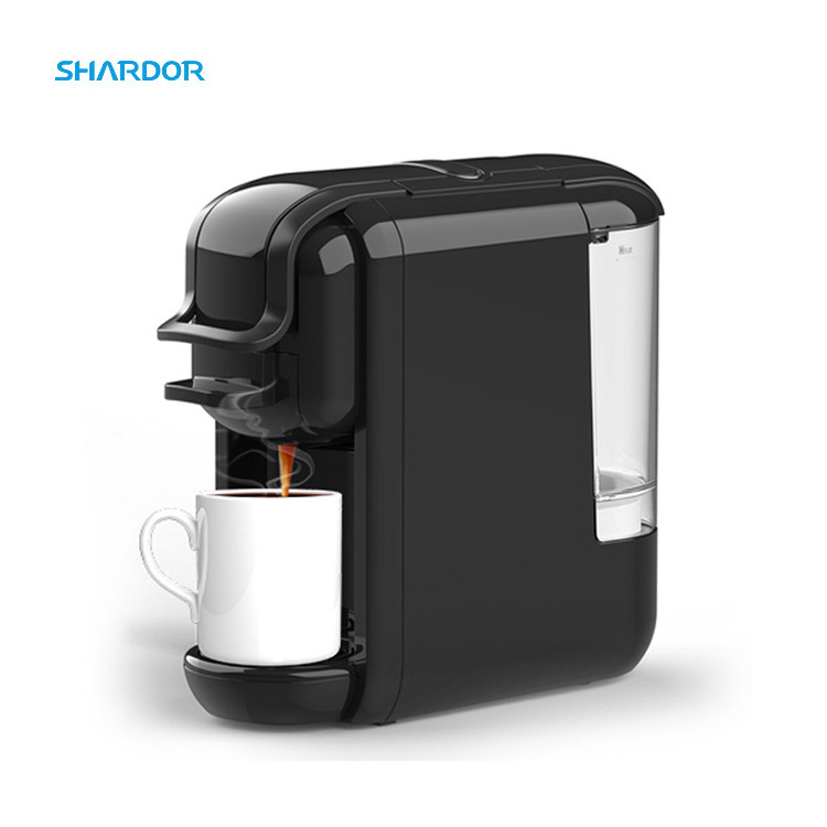 SHARDOR Instant Coffee Maker One Cup for K Cup & Ground Coffee 6 to 14 oz Brew Office Kitchen Professional Mini Coffee Maker