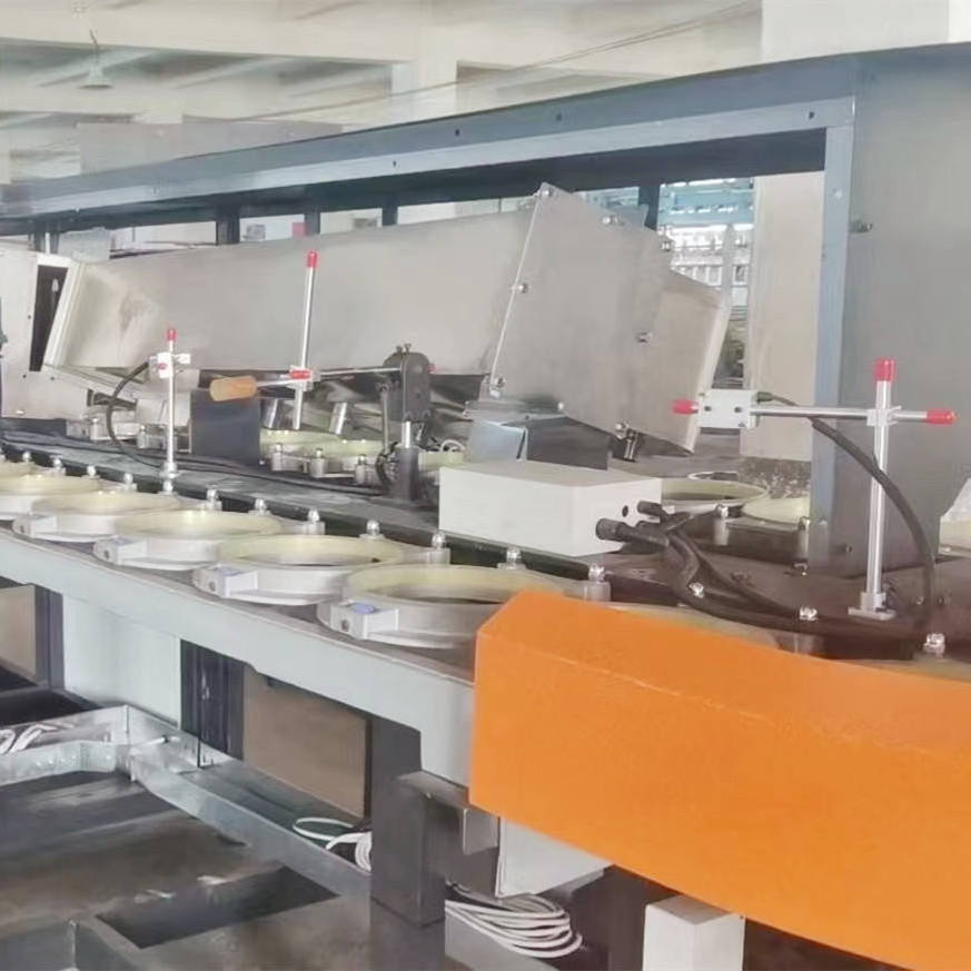 Fully Automatic Roller Head Forming Production Line Ceramic Plate Bowls Jiggering Machine Making For Ceramic Tableware